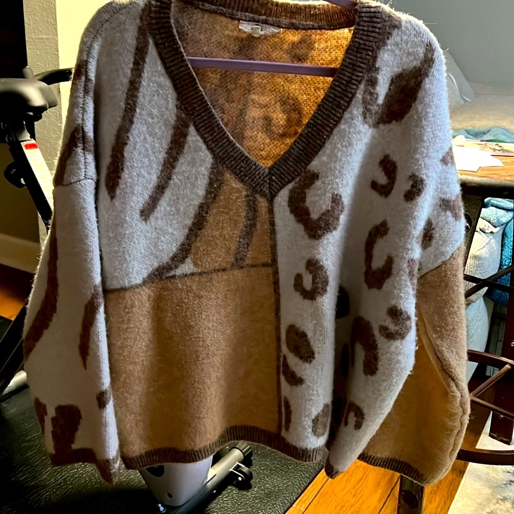 Brand new wool/poly/spandex winter sweater. Soft and comfy.